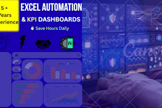 do excel automation and dashboards for business operations