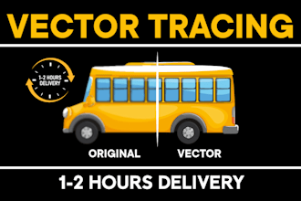 vector tracing , logo to vector , convert image to vector