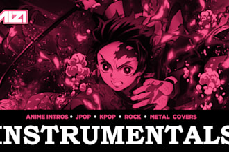 record instrumental covers of rock, pop, anime op