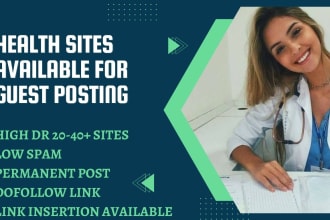 do health guest posting on high da dr 30 health blog