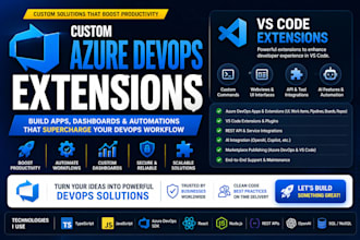 develop custom vs code and azure devops extensions