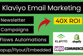 setup ecommerce email marketing flows in klaviyo