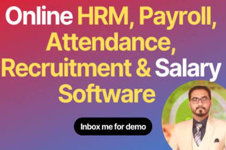 give hrm, attendance, payroll, recruitment, salary software
