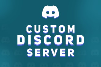 build you a professional custom discord server