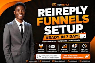 rei reply triggers reireply funnels setup workflow real estate