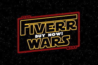 create a custom star wars logo for instagram, tiktok, face