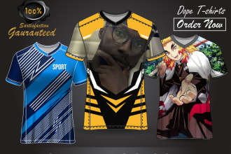 design a custom jersey, tshirt, hoodie or full sublimation