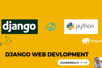 do python web development with django, flask and fast API