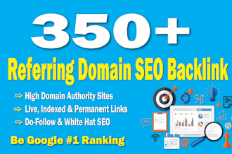 do referring domain SEO backlinks for google ranking