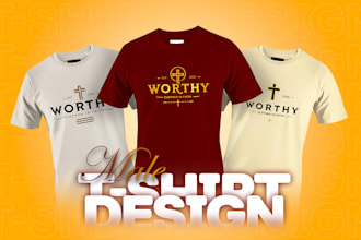 design a bulk of christian, luxury, streetwear t shirts, and hoodies in 24 hours