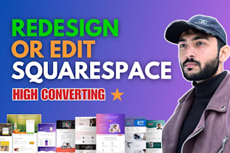 edit clone copy or redesign wix squarespace shopify website