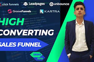 be your gohighlevel website, landing page, ghl automation n sales funnel expert