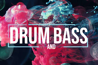 create fast drum and bass music