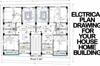 plan electrical design electrical drawing autocad electrical draft