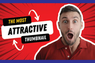 design attractive youtube thumbnail