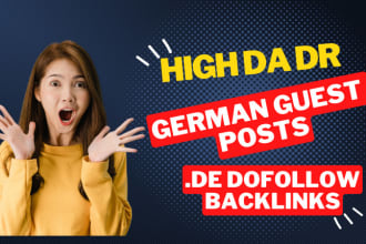 publish german backlink, dofollow german guest post