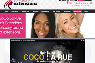 hair extension shop cosmetics and beauty shop