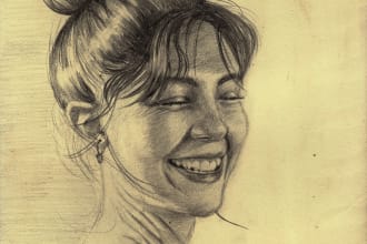 sketch hand drawn portraits from pictures