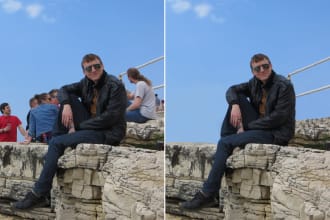 remove people, unwanted objects from photos
