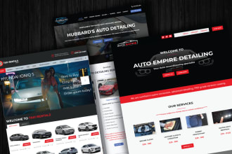 create a wordpress service providing website for you