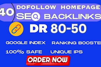build high quality dofollow seo backlinks