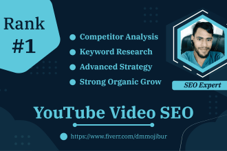 do top rank youtube keyword research analysis video SEO expert