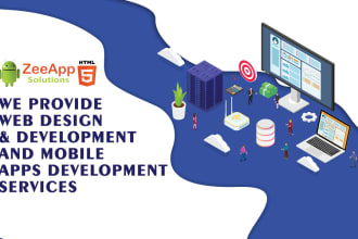 create website and ios or android mobile app for your business