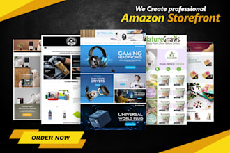 create your amazon storefront layout and design