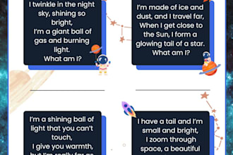 design worksheets for math, science, and english