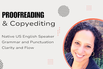 proofread your book or article in english or spanish