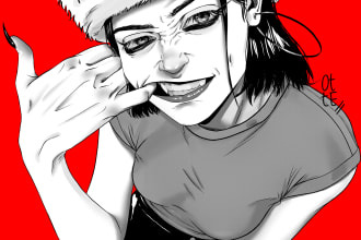 draw your original character, fanart, portrait