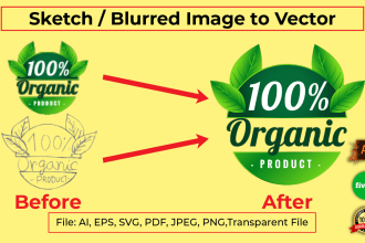 do vector tracing or redesign your blurred image or logo