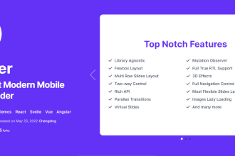 create fully responsive swiper js carousel slider to your website