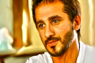 paint digital Realistic portrait of your photo