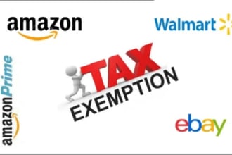 do tax exemption for your walmart and amazon stores