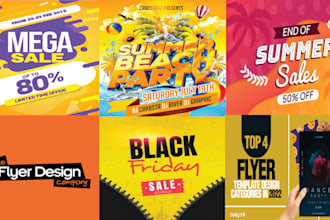 do flyer, sales, sells sheet and catalog design for you