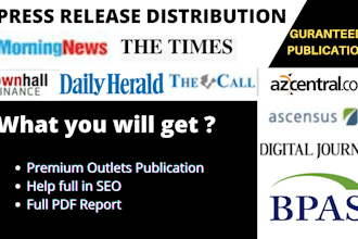 do press release distribution on digital journal and pr other sites