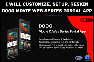 customize, setup, and reskin dooo app