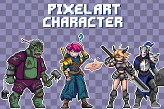 draw pixel art designs and 8 bit icons