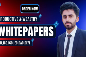 originate and design crypto, ico, blockchain, nft whitepaper
