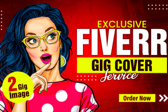 design clickable gig picture fiverr gig image and gig cover