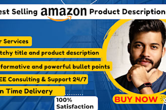 write best selling amazon product description