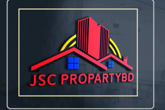 design excavation  property and construction logo