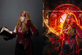 a high end professional cosplay edit