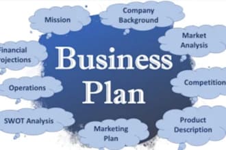 develop detailed business plan for startups, nonprofit business plan writer