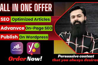 write 5 SEO yoast articles of 500 words