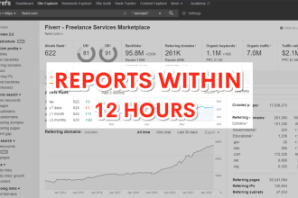 run ahrefs reports for your competitors in 12 hrs