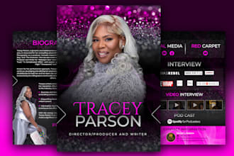 design epk, media kit, press kit, speaker kit, one sheet