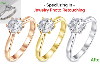 do jewelry retouch and jewellery photoshop editing