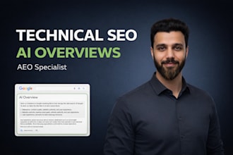 do technical SEO and aeo optimization for google ai overviews